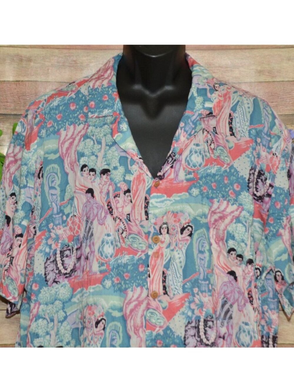 Diamond Head Eugene Savage Matson Hawaiian Aloha Shirt Spooner Kahala Avanti 2XL - Picture 2 of 8